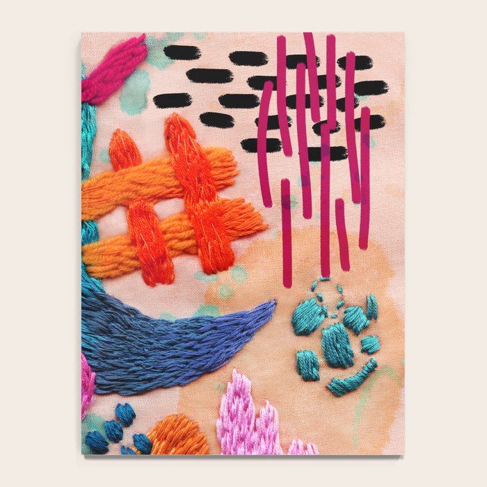 abstract embroidery Notebook Gallery Image 4