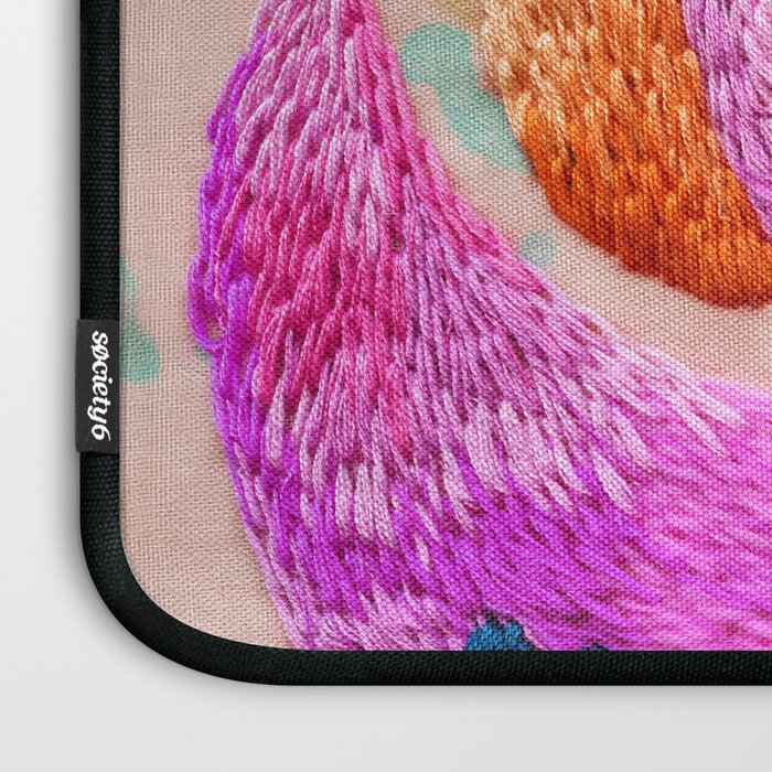 abstract embroidery Laptop Sleeve Gallery Image 3