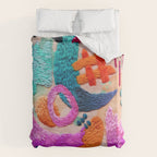 abstract embroidery Duvet Cover Gallery Image 6