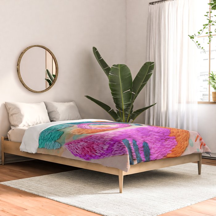 abstract embroidery Comforter Gallery Image 2