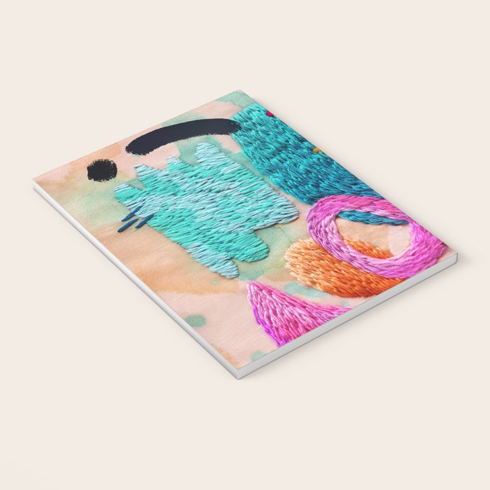 abstract embroidery Notebook Gallery Image 3