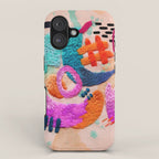 abstract embroidery iPhone Case Gallery Image 1