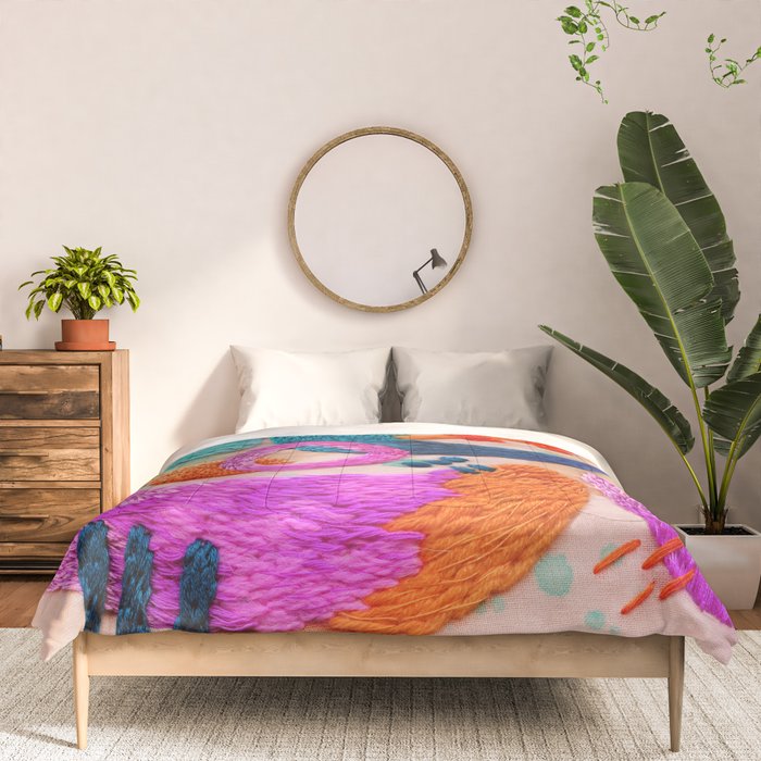 abstract embroidery Comforter Gallery Image 3