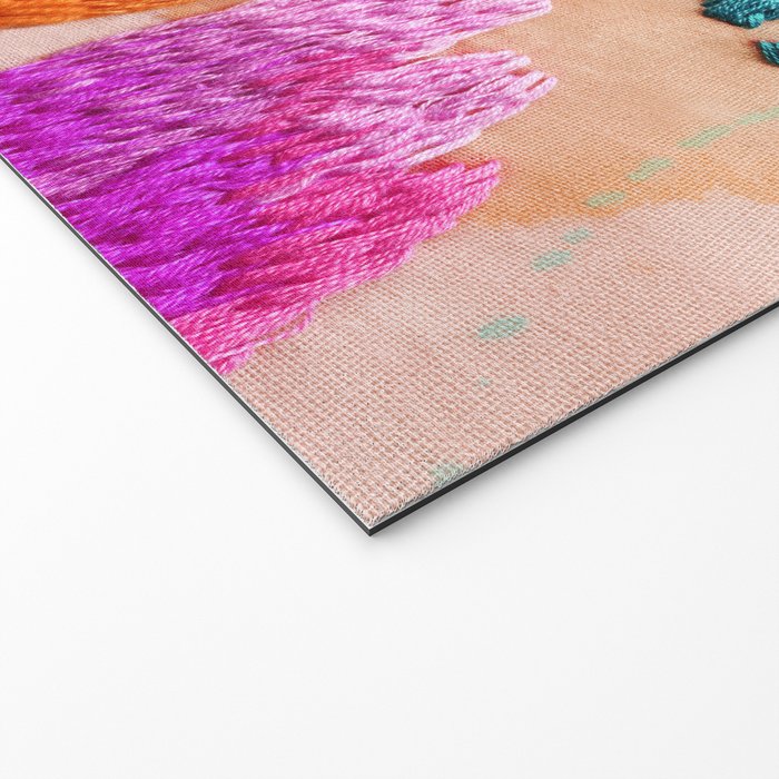 abstract embroidery Welcome Mat Gallery Image 2