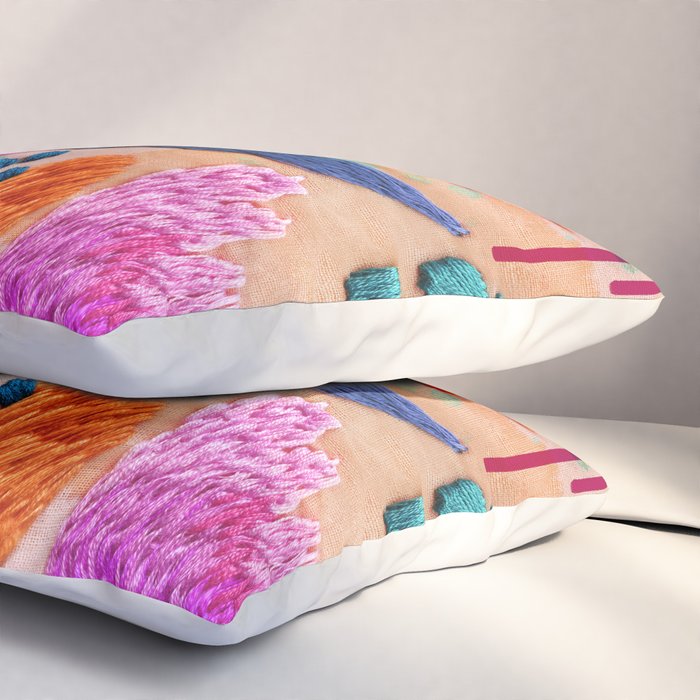 abstract embroidery Pillow Sham Gallery Image 3