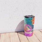 abstract embroidery Travel Mug Gallery Image 4