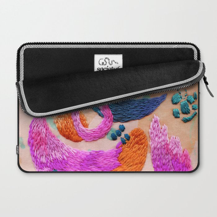 abstract embroidery Laptop Sleeve Gallery Image 2