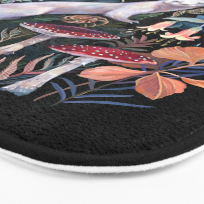 White Ermine Bath Mat Gallery Image 3