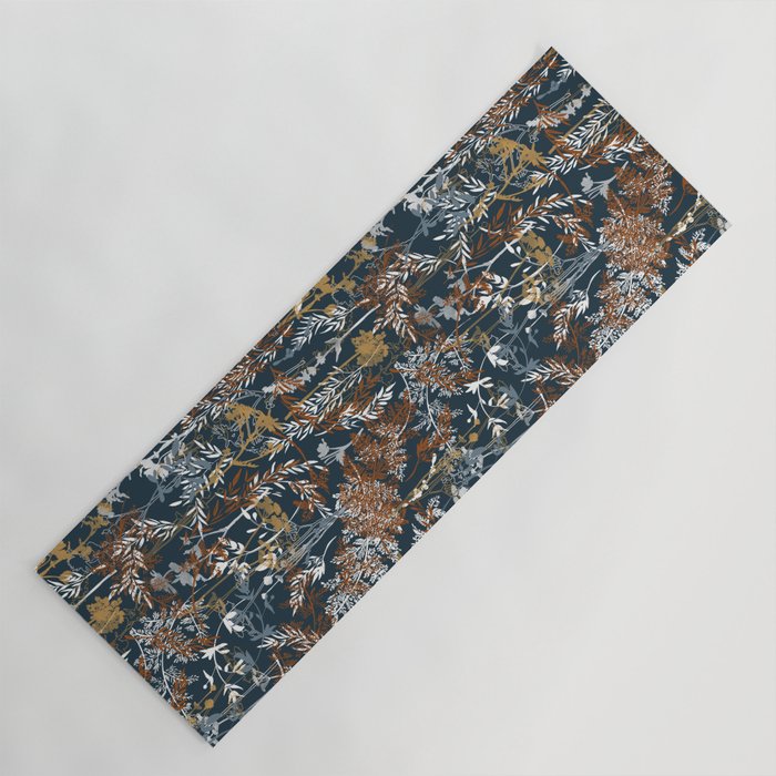 Abstract Forest Night A Yoga Mat Gallery Image 1