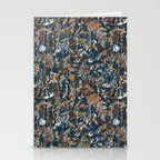 Abstract Forest Night A Stationery Card Gallery Image 2