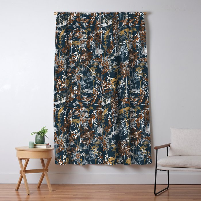 Abstract Forest Night A Window Curtain Gallery Image 5