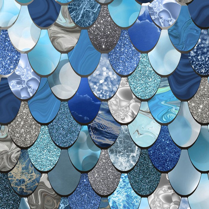 Mermaid Ocean Blue Pattern Coffee Mug Gallery Image 2