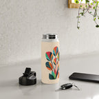 Ikebana - Geometric flower Water Bottle Gallery Image 5