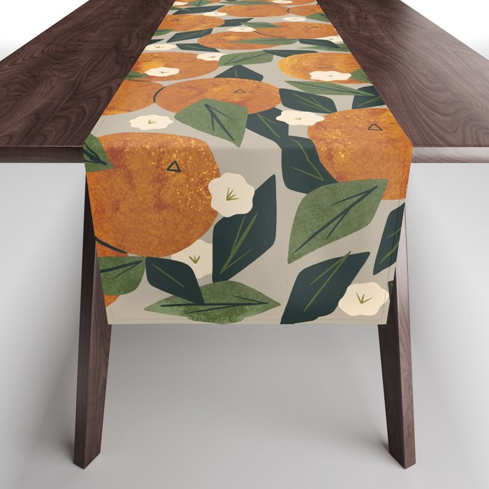 Orange Bouquet Table Runner Gallery Image 1