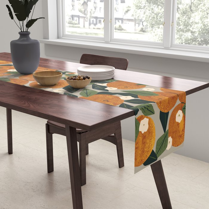 Orange Bouquet Table Runner Gallery Image 2