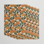 Orange Bouquet Wrapping Paper Gallery Image 3