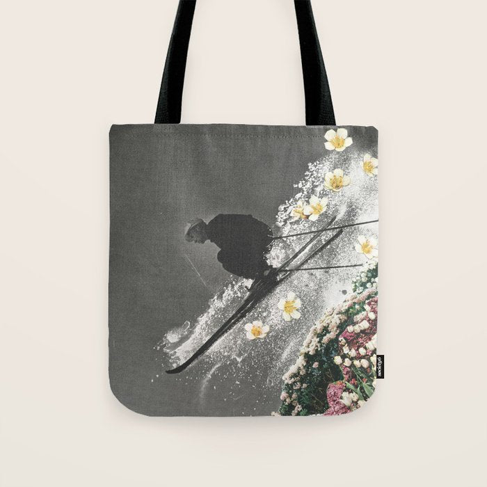 Spring Skiing Tote Bag Gallery Image 1