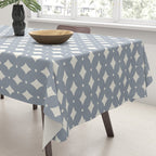 Vintage Stars XV Grey Blue Tablecloth Gallery Image 3