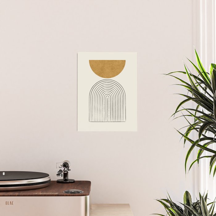 Arch Balance Gold Poster Gallery Image 2