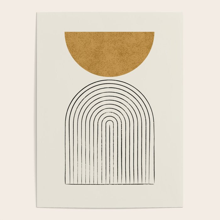Arch Balance Gold Poster Gallery Image 4
