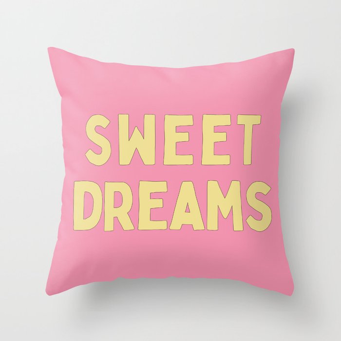 Sweet Dreams Throw Pillow Gallery Image 6