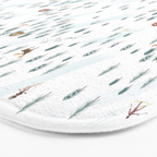 Alpine Ski Slopes Bath Mat Gallery Image 3