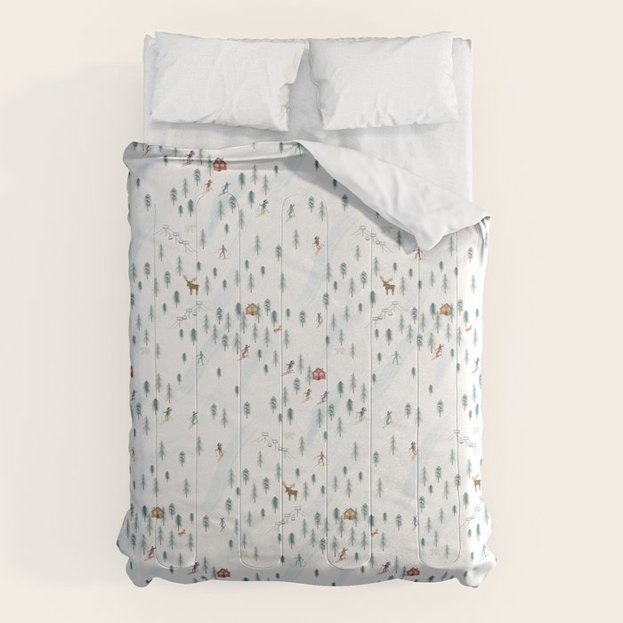 Alpine Ski Slopes Comforter Gallery Image 6
