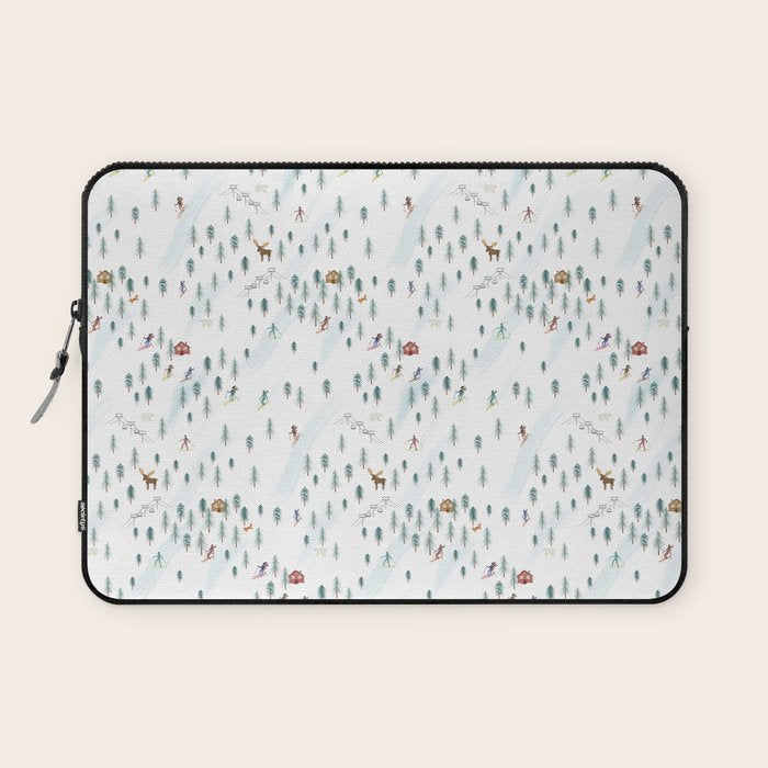 Alpine Ski Slopes Laptop Sleeve Gallery Image 1