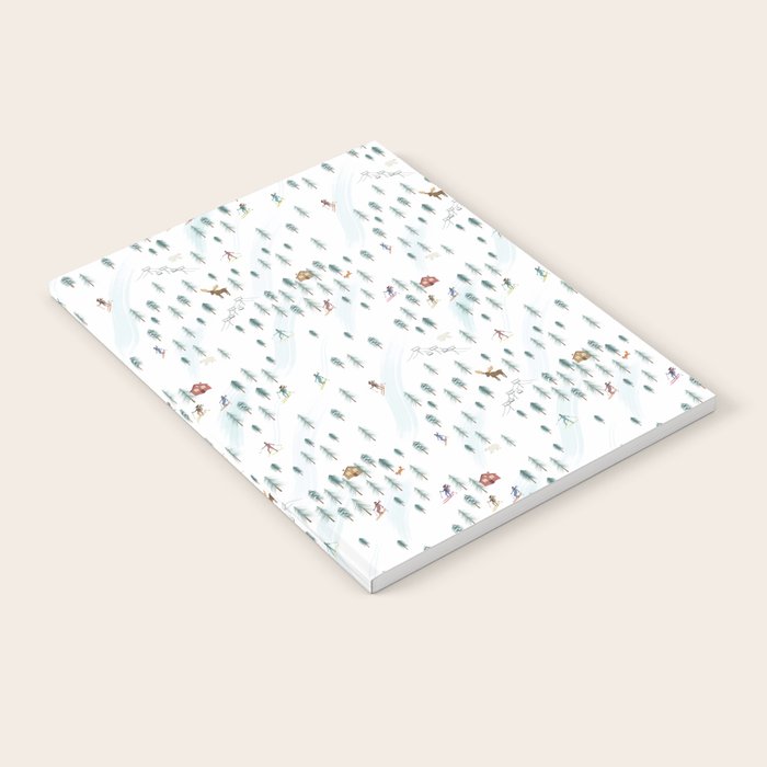 Alpine Ski Slopes Notebook Gallery Image 2