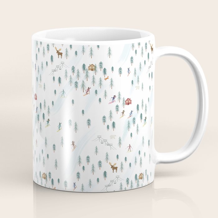 Alpine Ski Slopes Coffee Mug Gallery Image 1