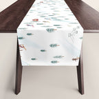 Alpine Ski Slopes Table Runner Gallery Image 1