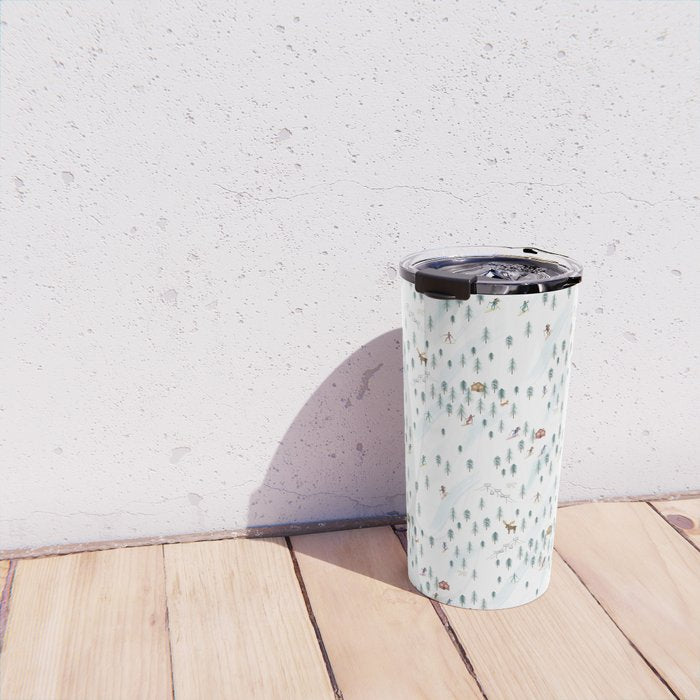 Alpine Ski Slopes Travel Mug Gallery Image 4