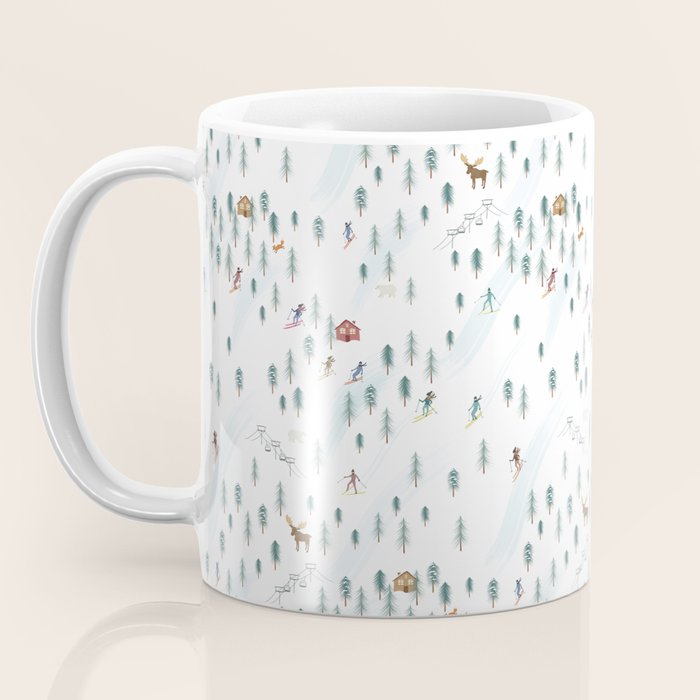 Alpine Ski Slopes Coffee Mug Gallery Image 3