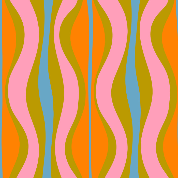 Retro Hourglass Abstract Groovy Colorful Eclectic Pattern Coffee Mug Gallery Image 2