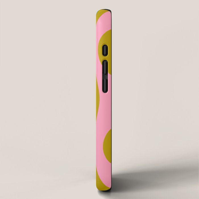 Retro Hourglass Abstract Groovy Colorful Eclectic Pattern iPhone Case Gallery Image 2