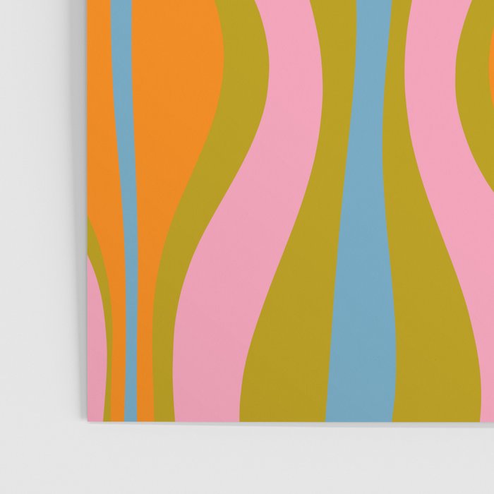 Retro Hourglass Abstract Groovy Colorful Eclectic Pattern Poster Gallery Image 3
