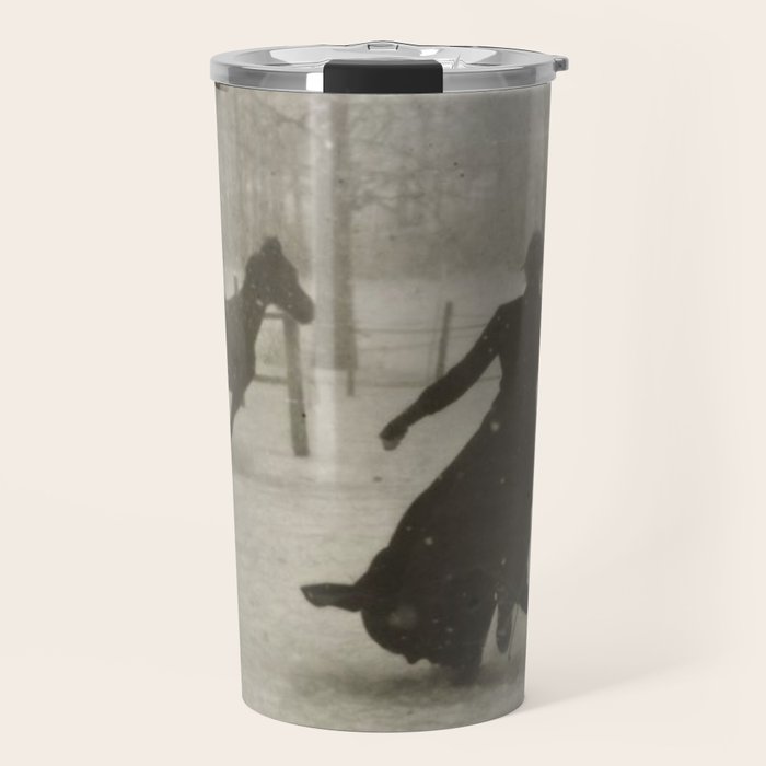 The Horse Trainer By Felix Thiollier 1899 Travel Mug Gallery Image 1