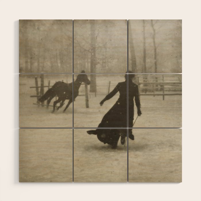 The Horse Trainer By Felix Thiollier 1899 Wood Wall Art Gallery Image 1