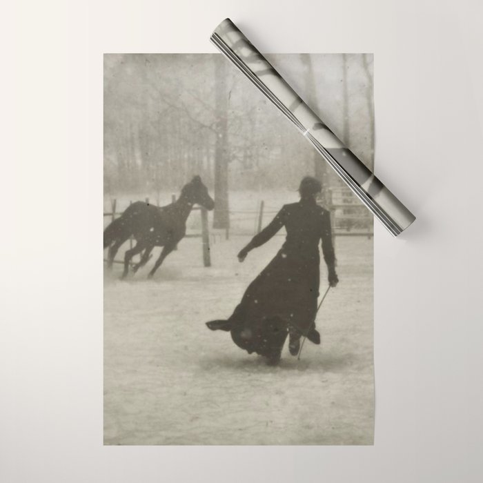 The Horse Trainer By Felix Thiollier 1899 Wrapping Paper Gallery Image 1