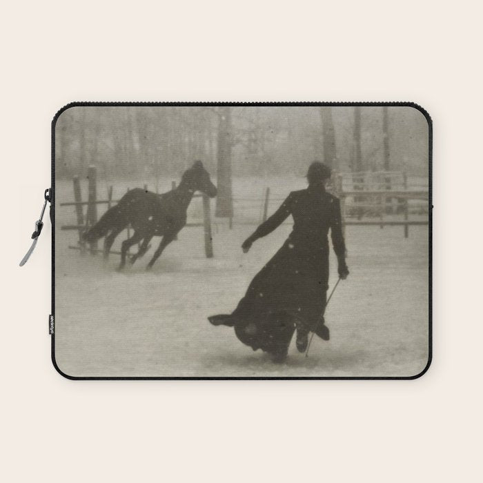 The Horse Trainer By Felix Thiollier 1899 Laptop Sleeve Gallery Image 1