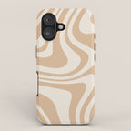 Abstract Wavy Stripes LII iPhone Case Gallery Image 1