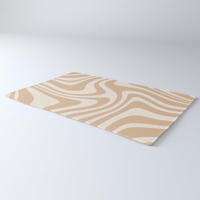 Abstract Wavy Stripes LII Rug Gallery Image 3