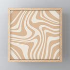 Abstract Wavy Stripes LII Mini Art Print Gallery Image 1