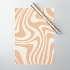 Abstract Wavy Stripes LII Wrapping Paper Gallery Image 1