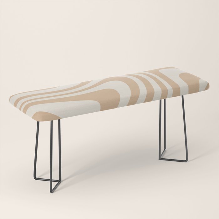Abstract Wavy Stripes LII Bench Gallery Image 1