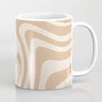 Abstract Wavy Stripes LII Coffee Mug Gallery Image 1