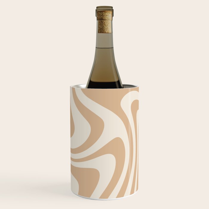 Abstract Wavy Stripes LII Wine Chiller Gallery Image 1