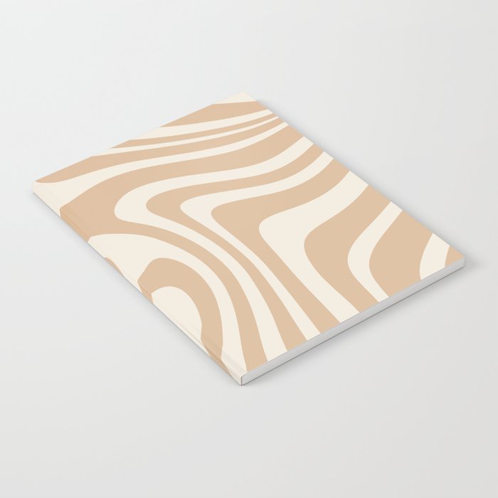Abstract Wavy Stripes LII Notebook Gallery Image 1