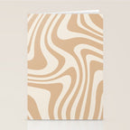 Abstract Wavy Stripes LII Stationery Card Gallery Image 2