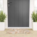Abstract Wavy Stripes LII Welcome Mat Gallery Image 3